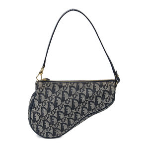 Dior Saddle Pouch in Blue Diorissimo Denim Canvas